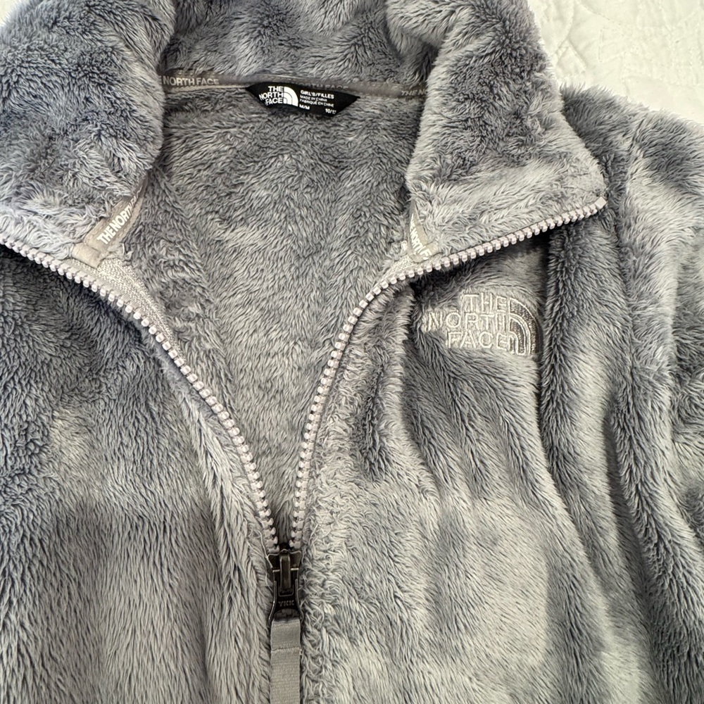 The North Face Soft Gray Fleece Jacket